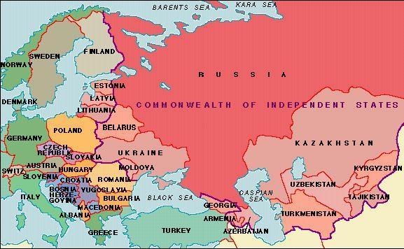 Commonwealth of Independent Created in December 1991 when the U.S.S.R. dissolved.