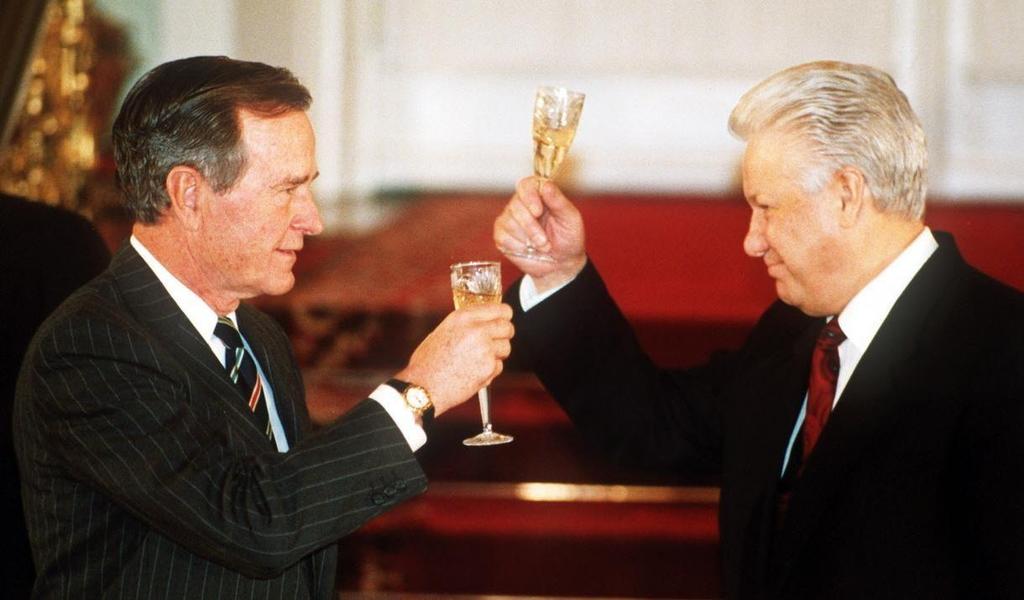 BORIS YELTSIN Yeltsin takes over in late 1991 and continues with Gorbachev s reforms.