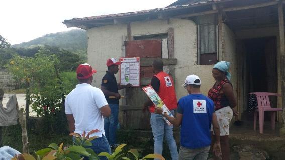 2010 Census) (7,500 people) Host National Society(ies) presence (n of volunteers, staff, branches): The Dominican Red Cross (DRC) has 1 national headquarters, 187 branches and 20,000 volunteers.
