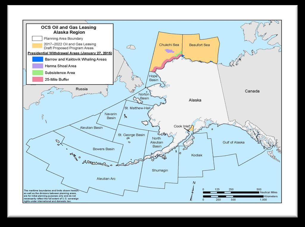 recoverable natural gas, and 44 billion Area, and one sale each in the Chukchi Sea, barrels of technically recoverable natural Beaufort Sea, and Cook Inlet Program gas liquids in 25 geologically