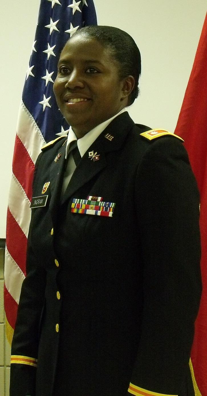 Lt. Col Erica Ingram, Commander, 871st Troop Command of the