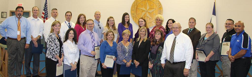 All of the NBISD Principals and Assistant principals were recognized by the Board as part of