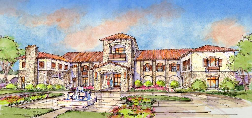 Verona Villa Tuscan-style event center NWC Dallas Pkwy at Stonebrook Pkwy 16,000 SF Expected completion: spring