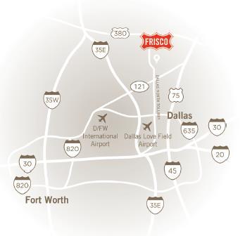 Centrally Located in Dallas Fort Worth Metro 25