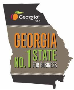 In 2014, Area Development Magazine ranked Georgia #1 State for Doing Business.
