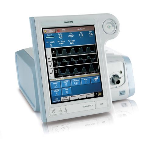 Respiratory Care Respironics V680 Critical Care Ventilator Performance with Flexibility.