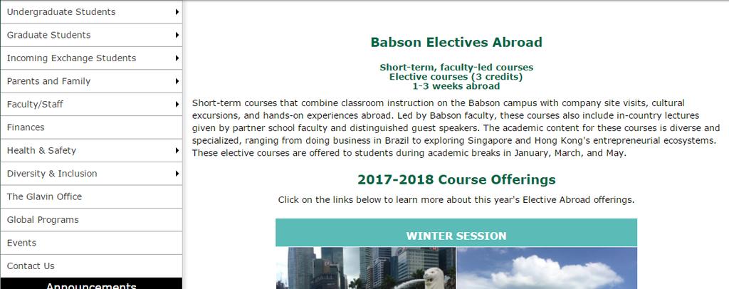 ELECTIVE ABROAD APPLICATION