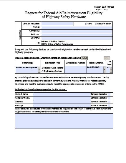 Eligibility LeXer Submission New form (version 10.
