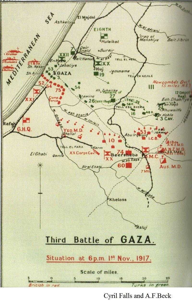 enemy and provided stiff resistance, halting the allied advance. Following two unsuccessful attempts to capture Gaza in March and April 1917 a new plan was devised.