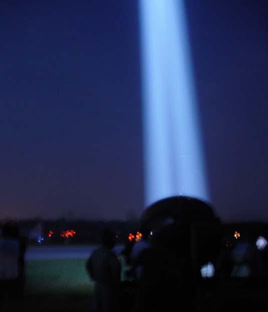 The beam of the light was stunning as can be seen below.