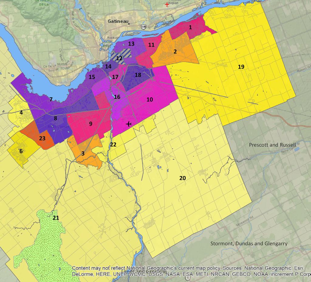 2014 City of Ottawa Paramedic Response Density Map