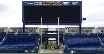 5 South End Zone Video Board: 90 x 32.
