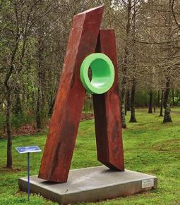 The sculptures will be on display in selected Roswell parks from April 2018