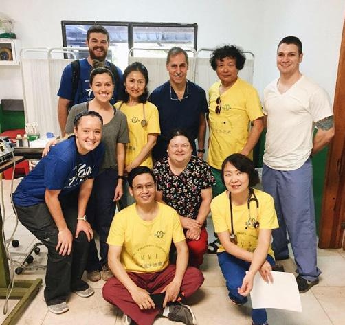 From January 10th through 17th, Kim and the other volunteers helped the residents by finding good water sources, and performing minor surgeries.