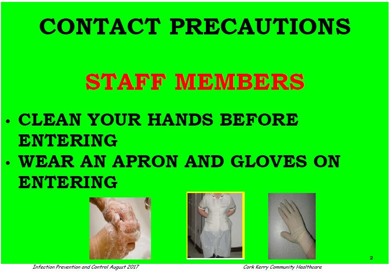 Precaution Signs Contact