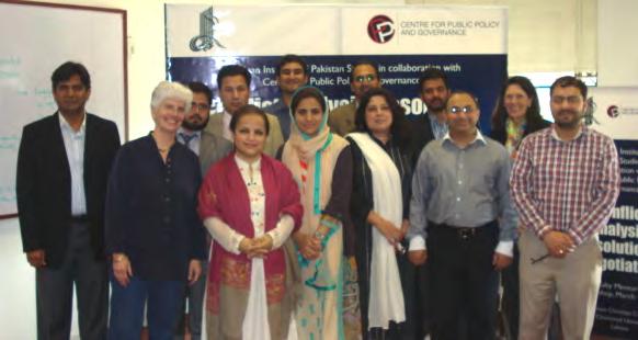 9) Conflict Analysis, Resolution and Negotiation (Reported earlier in more detail) Summary: AIPS, in collaboration with Centre for Public Policy and Governance, FCC University, Lahore, organized the