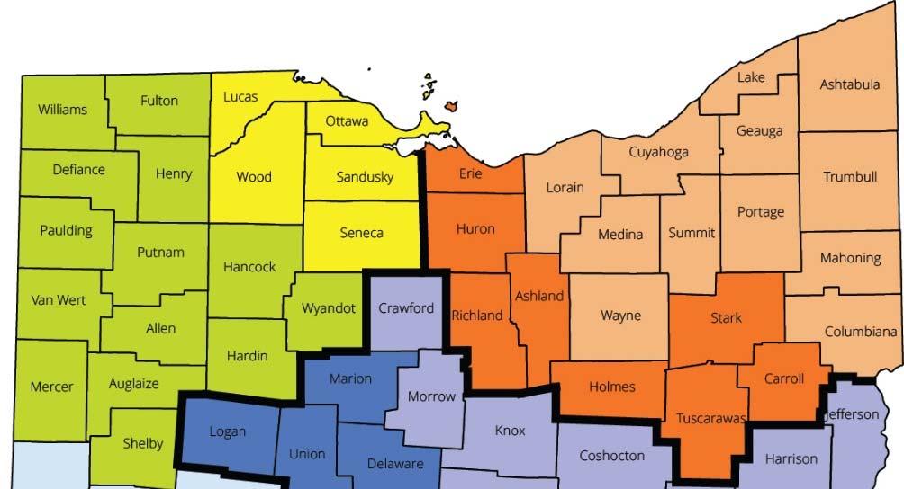 Ohio Managed Care Rating Regions Ohio Department of