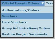 3. Voucher This section shows on to create a voucher from an ITA to claim reimbursable expenses. This section does not cover the steps used when creating standard vouchers from authorizations in DTS.