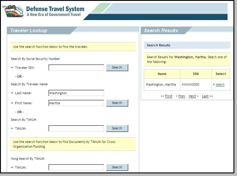 Select the Official Travel Others drop-down list arrow and choose Authorizations / Orders (Figure 2-1).