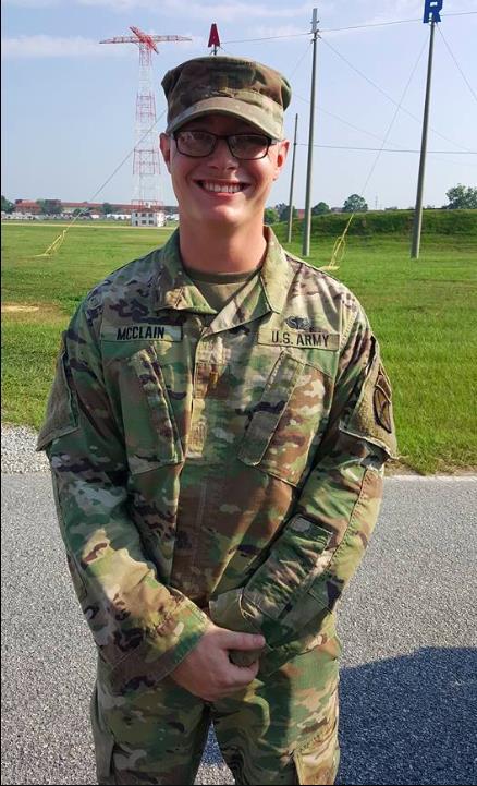 Alumni Spotlight 2LT Joseph McClain 2LT Joseph McClain graduated from the University of Pittsburgh in May of 2016 with an engineering degree and was commissioned into Active Duty as an Infantry