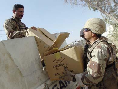 , when not activated from the Army Reserve get his students involved. Shoes for Iraqis was born.
