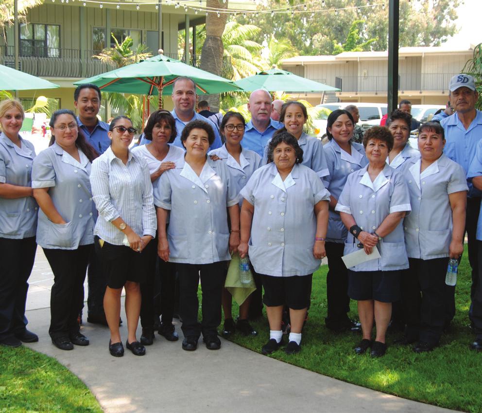 PEOPLE 1,211 individuals employed Evans Hotels is committed to supporting and enhancing employee well-being through a variety of programs that support and nurture its team professionally and
