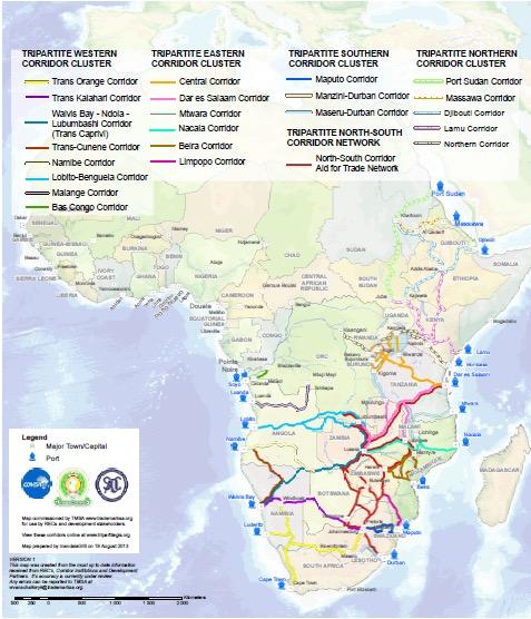 Catalyze value chains across corridors Hard and soft infrastructure needs are prioritized and sequenced along corridors in a manner whereby activities mutually