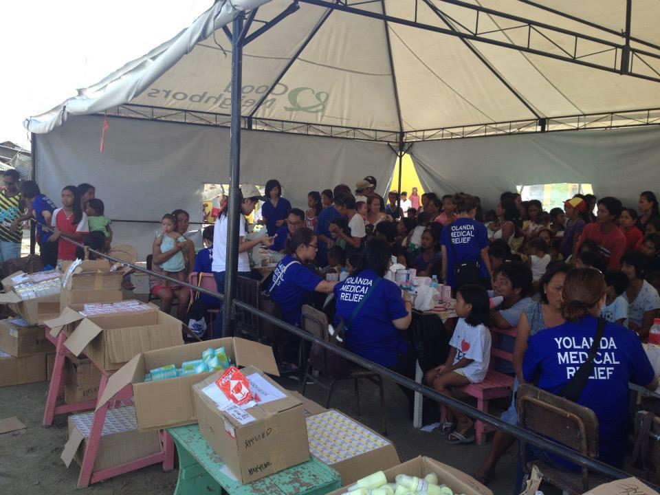 ILO Staff Union Medical Assistance to Yolanda Medical Relief for the Typhoon Yolanda Survivors in Sulangan, Guiuan, Eastern Samar The YMR also teamed up with Tulong Kusina, a group of Chefs involved