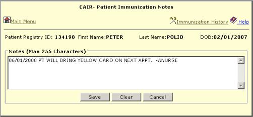 waiver authorizer, and any pertinent details. 2 Notes DO NOT include any sensitive medical or private information, as other users will be able to view and edit this screen.