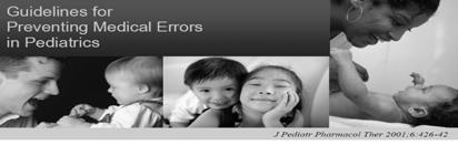 Causes of Errors in Pediatrics Per USP data over 2 year