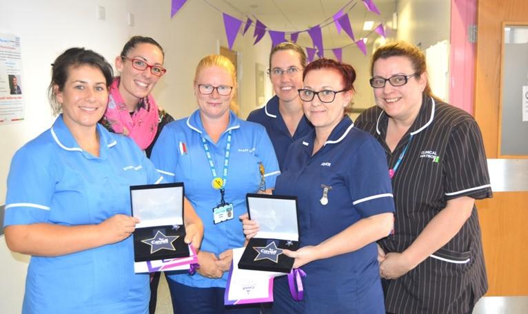 Cavell Star success for Stroke Ward nurses From left: Nikki Roberts, Leanne Macefield, Elaine Aldous, Rachael Bailey, Kerryann Eva and Victoria Drake TWO nurses from the stroke unit at Blackpool