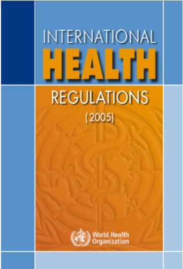 Legal Framework for RN Emergency Response The WHO Constitution, 1948 World Health Assembly Resolutions Two Conventions on Early Notification and Assistance