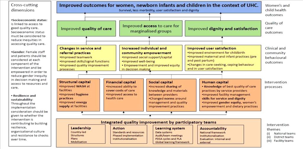 Theory of change for improving QoC