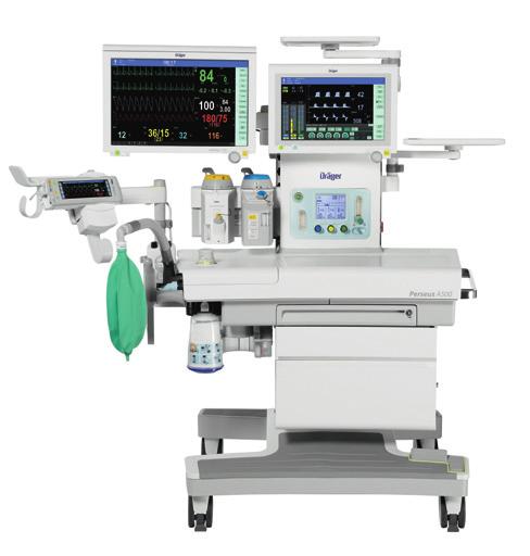 ACCESS TO CRITICAL INFORMATION The Perseus A500 combined with the Infinity Acute Care System monitoring solution integrates vital patient data to help streamline workflow, help reduce the risk of