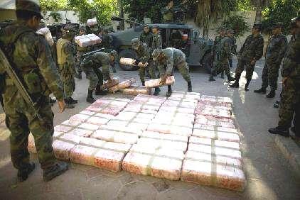 Significant Events in Mexico (cont) Seizure by SEDENA Mexican SEDENA officials reported that soldiers were out on patrol when they came across 256 packages of marijuana weighing more than 3,754 lbs