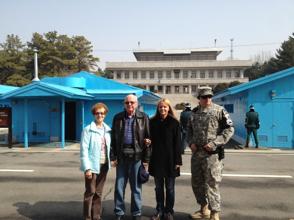 Mitchell and his wife, Sharon, of Canton, S.D., visited Korea March 8-12. This was his first visit to the country since he fought here in 1953-1954.
