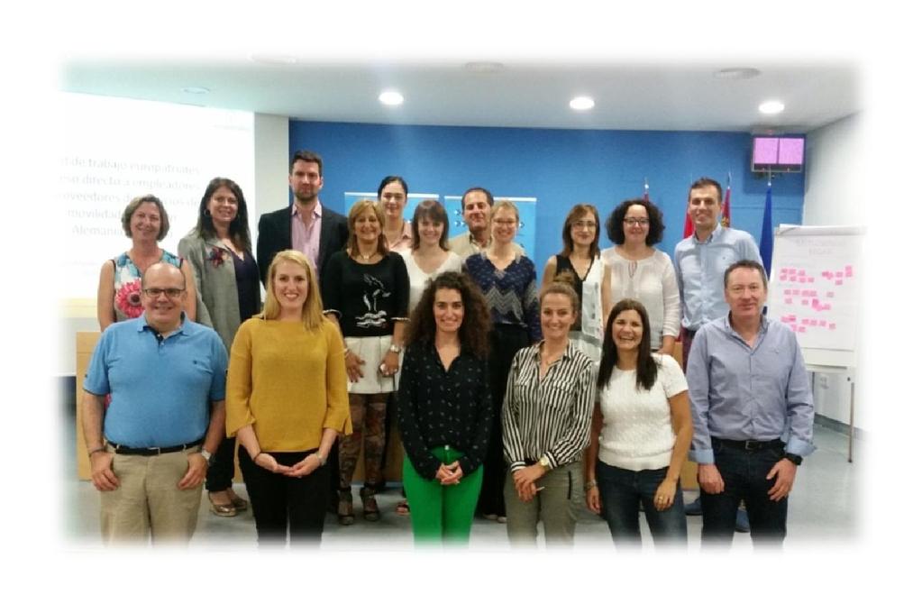 01 02 Project 03 in Murcia: 04 05 Information workshop for potential JDs 19-20 May, 2016 18 participants representing a wide range of organisations of Murcia: - Local