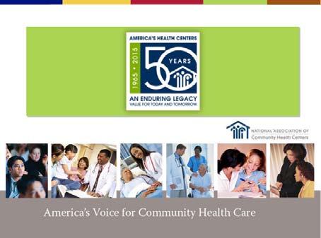 America s Voice for Community Health Care The National Association of Community Health Centers (NACHC) represents Community and Migrant Health Centers, as well as Health Care for the Homeless and