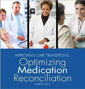 Medication Reconciliation Guidance from APhA and ASHP
