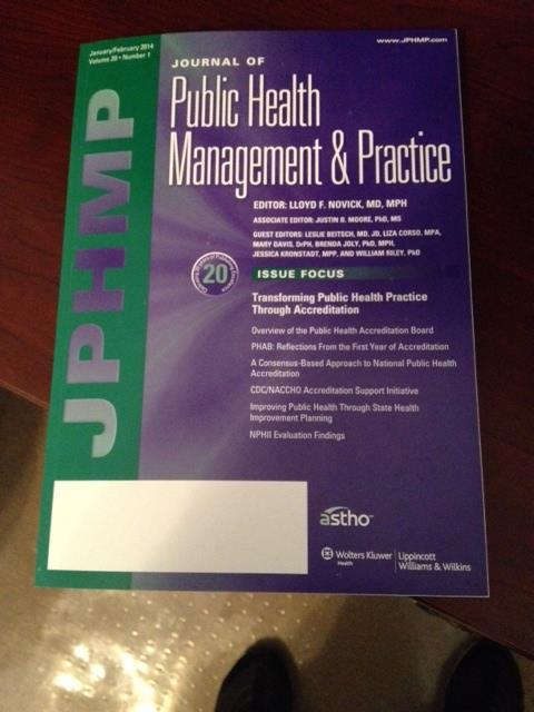 Free Online Issue of JPHMP Journal of Public Health Management and Practice,