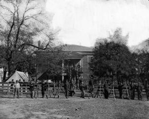 April 9, 1865 Lee and his troops surrender to