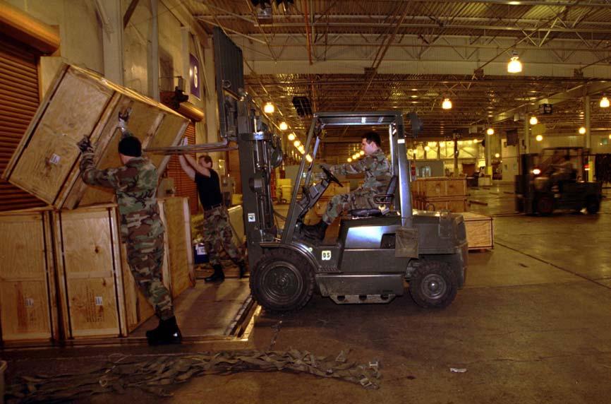 Air Mobility Support Deployed aerial port operations (3) Maintenance (a) Deployable GAMSS forces are often the first Air Force personnel to arrive at a given operating location and are limited in