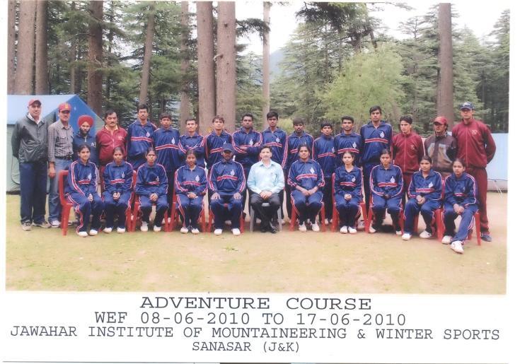 National Service Scheme Bharathidasan University Tiruchirappalli 1) Special Adventure Camp