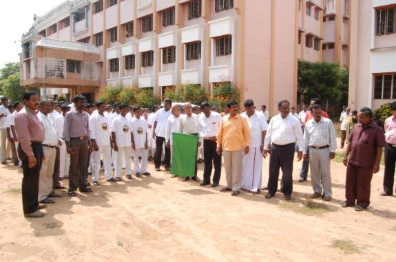 , Bharathidasan University, National Service Scheme, Tiruchy organized