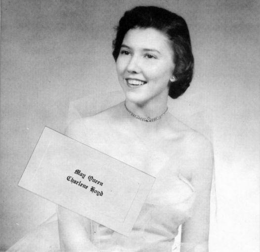 May Queen 1956: Helen DeLozier.