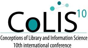 Call for papers We invite authors to submit abstracts of research papers for full papers, short papers, panels, workshops, alternative events and posters to the 10th conference on Conceptions of