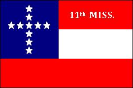 Confederate Flag of the Month This month s confederate flag of the month is the first regimental flag of the 11 th Mississippi Infantry.