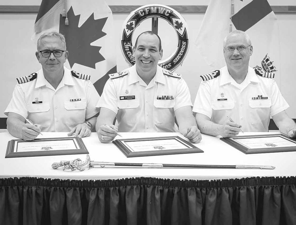July 9, 2018 TRIDENT News 9 Outgoing CO reflects on nearly four years at CFMWC By Ryan Melanson, Trident Staff A lot has happened at the Canadian Forces Maritime Warfare Centre (CFMWC) since Capt(N)
