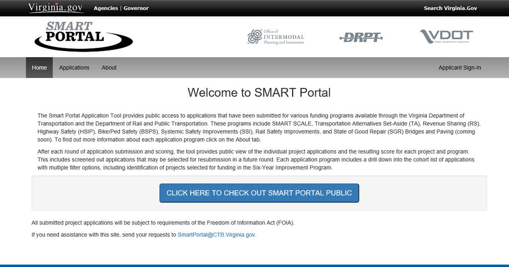 Revenue Sharing Program SMART Portal Smart