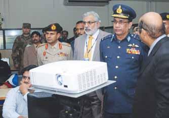 NUST QUARTERLY NEWSLETTER Chief of Defence Staff, Sri Lanka An eight-member delegation headed by Air Chief Marshal WDRMJ Gonetileke, Chief of Defence Staff, Sri Lanka visited NUST main campus on